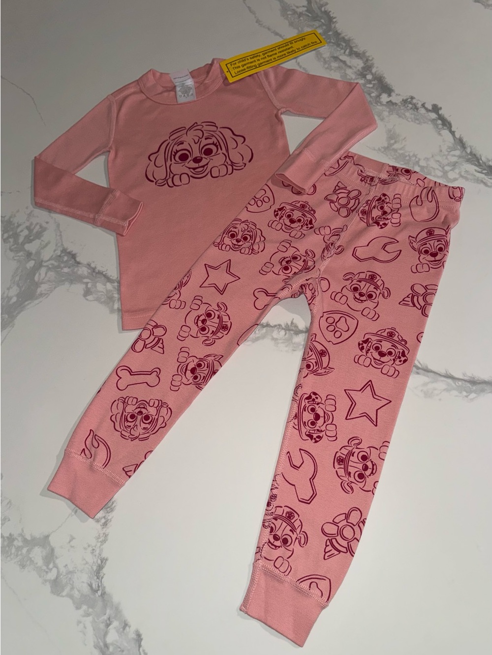 Hanna Andersson Girls’ Pink Paw Patrol Pajamas 3T